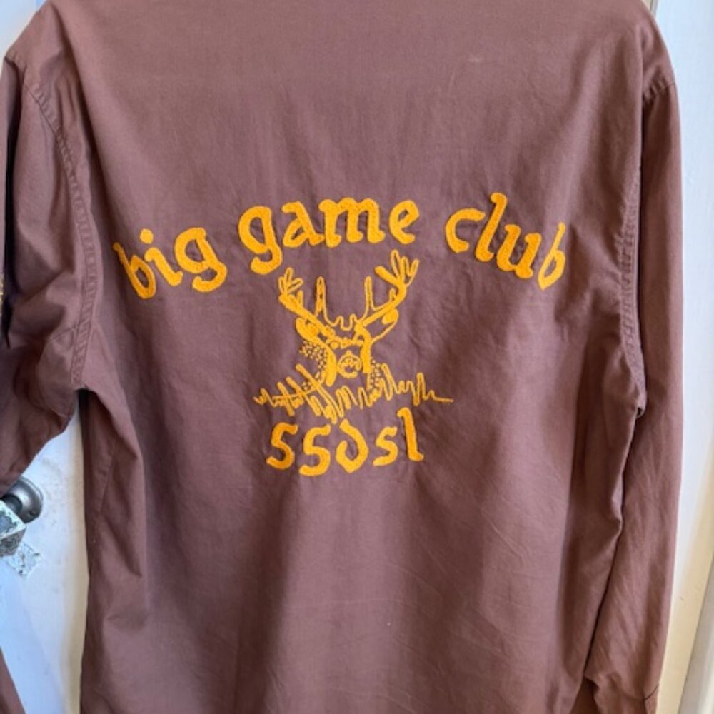 RARE Vintage 55DSL Diesel Big Game Club Long Sleeve Shirt Size L